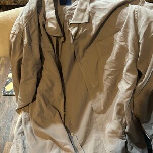 Tommy Bahama Brown Casual Button Down Shirt